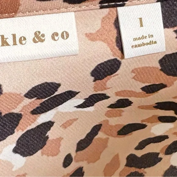 Van Winkle & Co Leopard Print Maxi Slip Dress - Picture 5 of 5